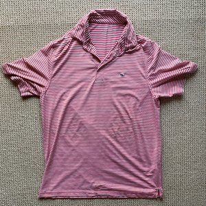 Vineyard Vines Performance Polo Red Medium